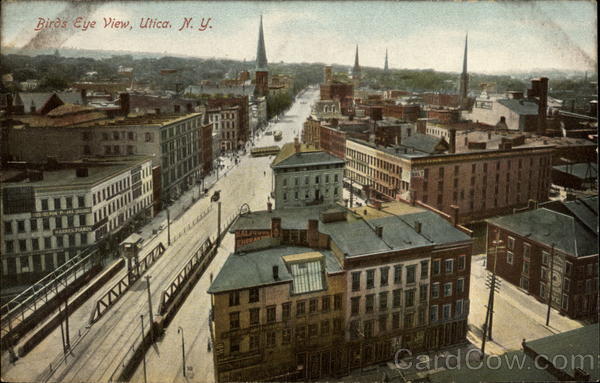 Birds Eye View Utica New York