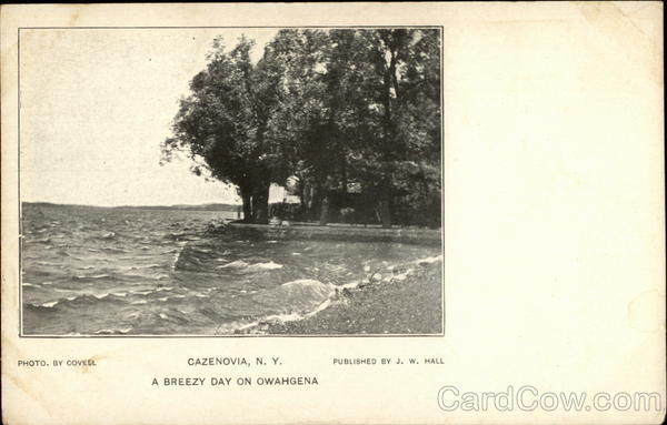 A breezy day on Owahgena Cazenovia New York