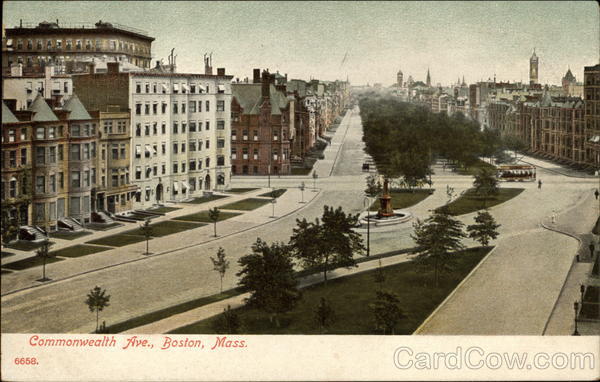 Commonwealth Ave Boston Massachusetts