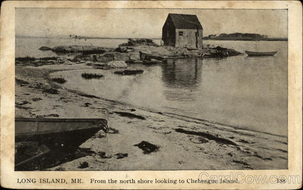 From the North Shore Looking to Chebeague Island Long Island Maine