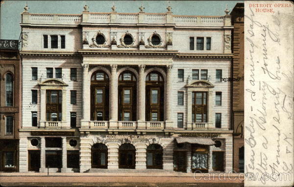 Opera House Detroit Michigan