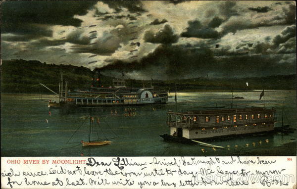 Ohio River by Moonlight