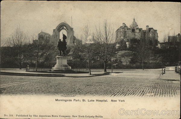 Morningside Park; St. Luke Hospital New York