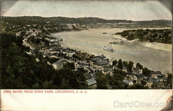 Ohio River from Eden Park Cincinnati