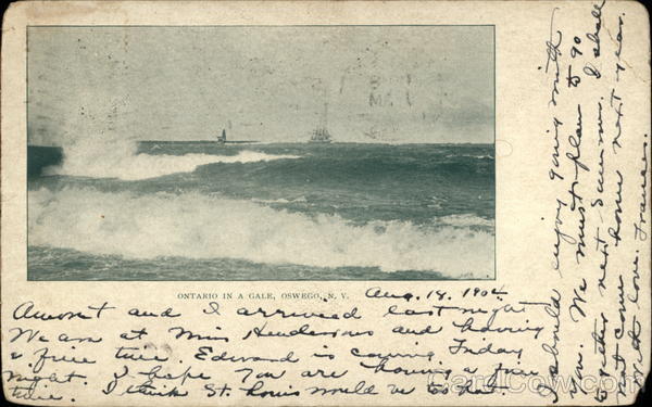 Ontario in a Gale Oswego New York