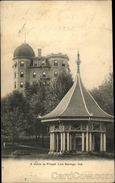 Scene of Gazebo French Lick Springs Indiana