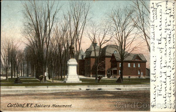 Soldier's Monument Cortland New York