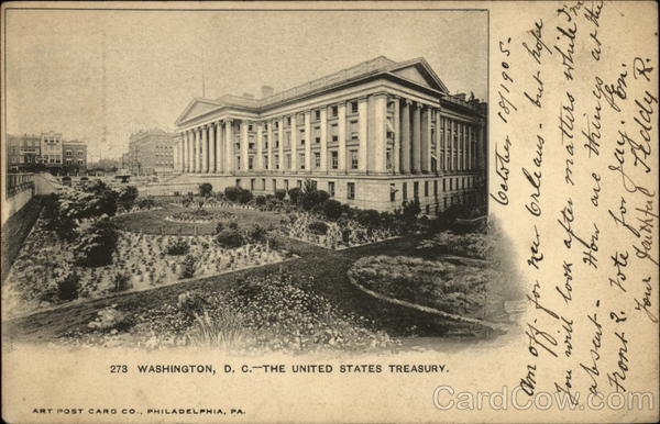 The United States Treasury Washington District of Columbia