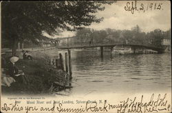 Wood River and Boat Landing Postcard