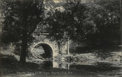 South Main St. Bridge Northville, NY Postcard Postcard