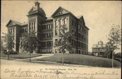 St. Vincent's Hospital Erie, PA Postcard Postcard