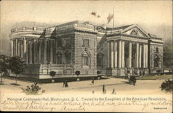 Memorial Continental Hall Postcard