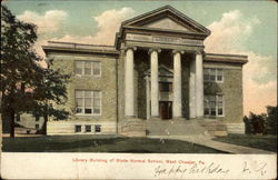 Library Building of State Normal School Postcard