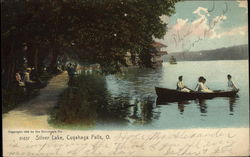Silver Lake Cuyahoga Falls, OH Postcard Postcard