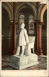 Garfield's Statue, Garfield Memorial Postcard