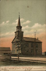 The Old Church on the Hill Thomaston, ME Postcard Postcard