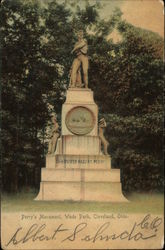 Perry's Monument, Wade Park Postcard