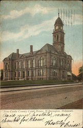 New Castle County Court House Postcard