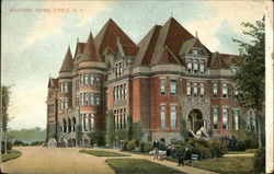 Masonic Home Utica, NY Postcard Postcard