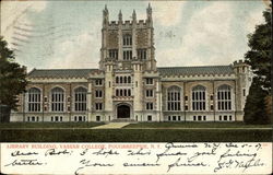 Library Building, Vassar College Postcard