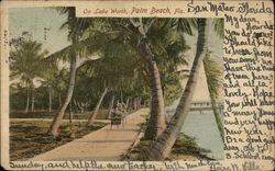 On Lake Worth Postcard