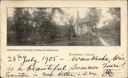 Northwestern University, College of Liberal Arts Postcard