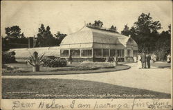 Conservatory, Walbridge Park Postcard