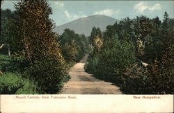 Mount Cannon from Franconia Road Postcard