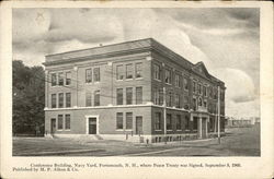 Conference Building, Navy Yard Postcard