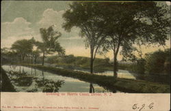 Evening on Morris Canal Postcard