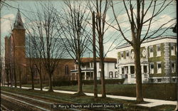 St. Mary's Church and Convent Postcard