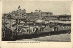 Hotels Islesworth and Scarborough Atlantic City, NJ Postcard Postcard
