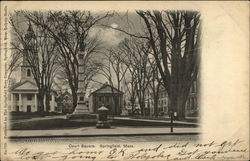 Court Square Springfield, MA Postcard Postcard