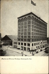 Traction and Terminal Building Indianapolis, IN Postcard Postcard