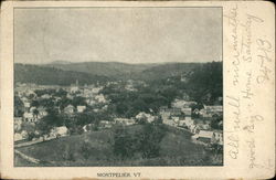 View of the town Montpelier, VT Postcard Postcard
