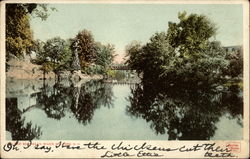 On the Souhegan River Milford, NH Postcard Postcard