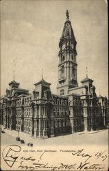 City Hall from Northeast Philadelphia, PA Postcard Postcard