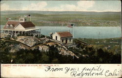 Casino and Power Station Mt. Beacon, NY Postcard Postcard