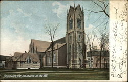 The Church on the Hill Postcard