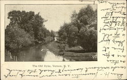 The Old Dyke Vernon, NY Postcard Postcard