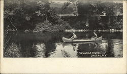 Chenango River Greene, NY Postcard Postcard