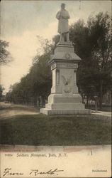 Soldiers Monument Postcard