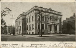 Public Library Postcard