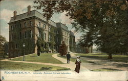University, Anderson Hall and Laboratory Postcard
