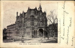 High School Poughkeepsie, NY Postcard Postcard