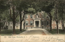 High School Gloversville, NY Postcard Postcard