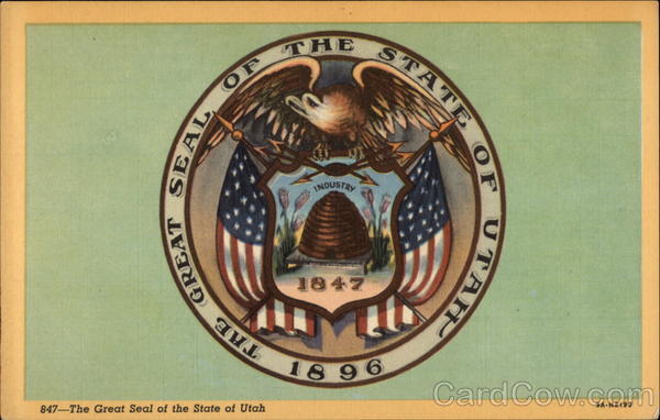 The Great Seal of the State of Utah State Flowers Seals The Great Seal of the State of Utah State Flowers Seals