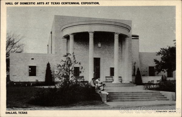 Hall of Domestic Arts at Texas Centennial Exposition Dallas