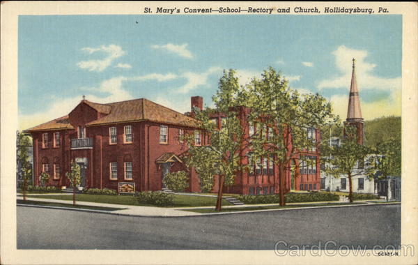 St. Mary's Convent-School-Rectory and Church Hollidaysburg Pennsylvania