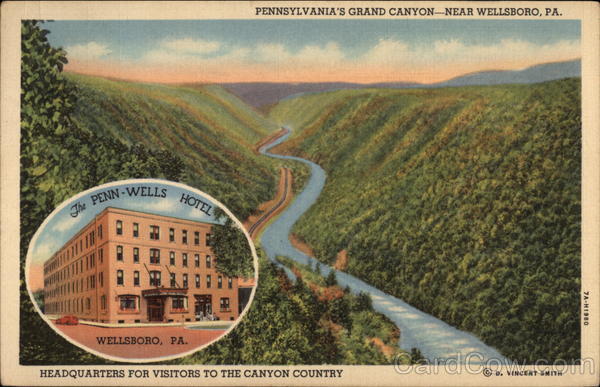 Pennsylvannia's Grand Cayon Near Wellsboro Pennsylvania